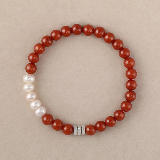 【经典】南红玛瑙珍珠手串 颗颗精选 匠心品质 商品图0
