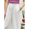 欧芮儿高腰显瘦白色休闲裤女2021新款夏季垂感直筒宽松阔腿长裤子 商品缩略图1