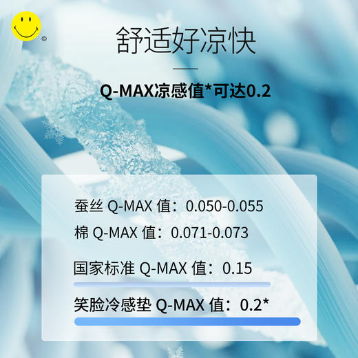法国品牌 Smiley Cool 笑脸冷感垫 星月/牛仔笑脸  多款式任选  Cool Feel原纱凉感 可机洗 商品图4