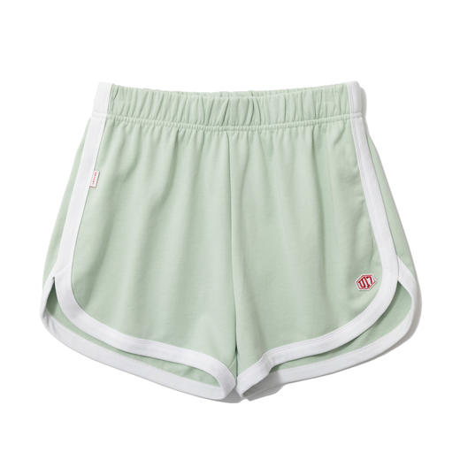 U17 基础款修身运动短裤 淡绿色 商品图0