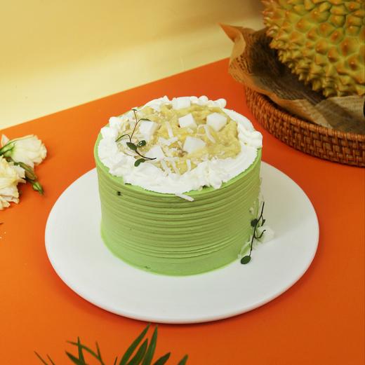 “榴”住开心·猫山王榴莲椰奶冻蛋糕（同城配送） | 烤爱 商品图0