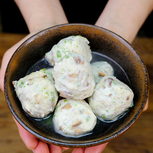 纯素食翡翠丸子虾棒条牛蒡饼干贝烧寺院斋菜火锅关东煮丸子500g 商品图4