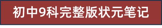中考9科完整状元笔记 商品图0