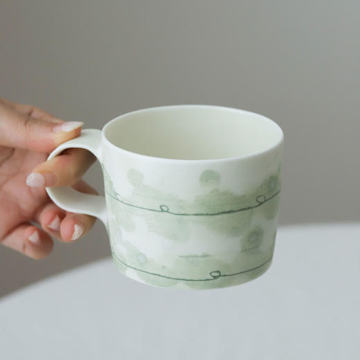 田园 手握杯 马克杯盘杯垫 春天釉色 瓷器 商品图4