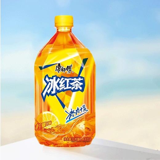 康师傅冰红茶柠檬味茶饮料1L 商品图1