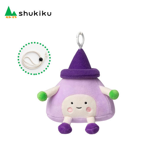 shukiku 趣味小树精灵 毛绒挂饰 紫色 商品图1