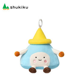 shukiku 趣味小树精灵 毛绒挂饰 蓝色