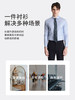 callisto蓝色桑蚕丝棉混纺长袖衬衫 STSTL029C 商品缩略图4