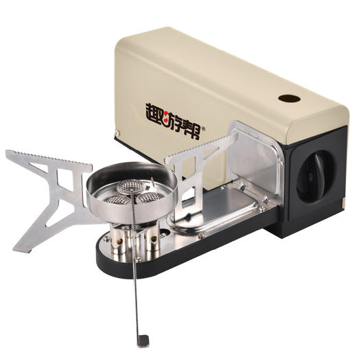 趣游帮  铝合金三星炉头折叠卡式炉  YD-726 商品图4