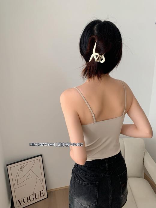 老米优品🎈2件包邮《高颜值🌸微醺蕾丝免文胸小吊带》自带胸垫，浪漫蕾丝小花纹，满满少女心！DD240516A 商品图8