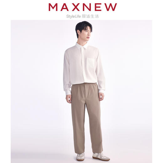 【衬衫】“国麻系列”质感柔软吸湿透气亚麻衬衫 1N1112302 商品图3