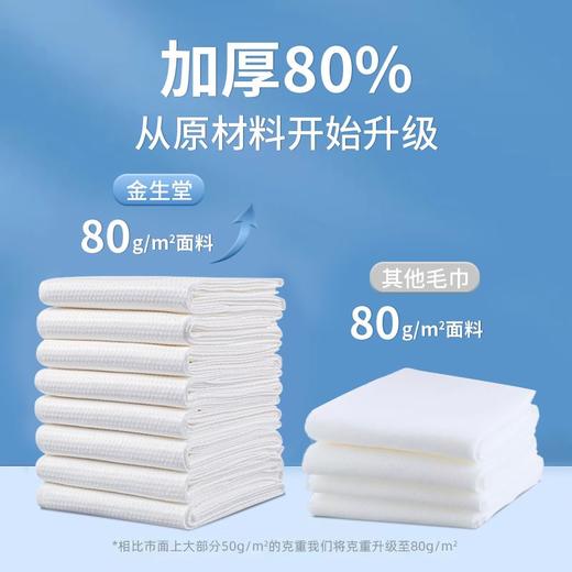 一次性沐浴巾加大加厚纯棉干吸水毛巾批发家用酒店旅游单独包装 商品图5