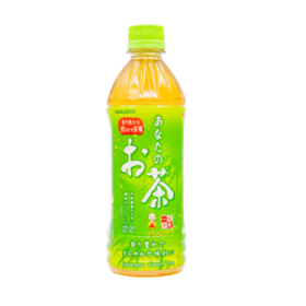 日本进口SANGARIA三佳利一休茶屋清凉绿茶500ml