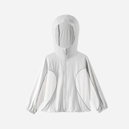 觅雨儿童拼色防晒衣鲨鱼灰130 商品图0