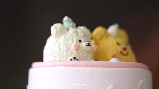 情侣小熊手绘蛋糕（同城配送） | 烤爱 商品图4