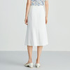 EITIE爱特爱夏季新款优雅通勤女人味鱼尾开叉白色高腰半身裙B2406324 商品缩略图4
