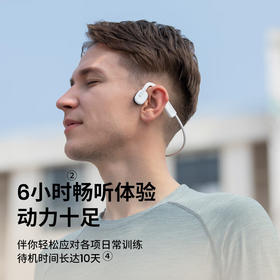 韶音（SHOKZ） 【520礼物】OpenMove骨传导耳机蓝牙运动无线耳骨传导头戴式耳机户外跑步骑行跑步蓝牙耳机
