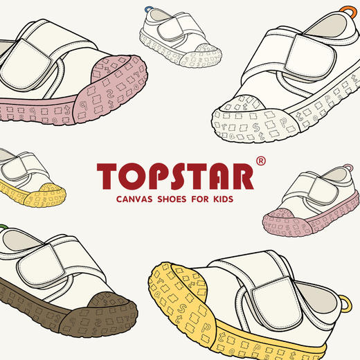 TOPSTAR2024新款软底儿童帆布鞋2038 商品图1