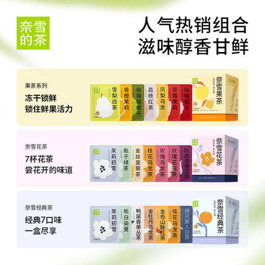 奈雪的茶 一周好茶7袋/盒茶包冷泡水果茶花茶乌龙茶伴手礼多口味 商品图2