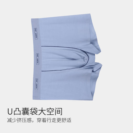 美季美优明筋莫代尔男士平角内裤N456301 商品图3