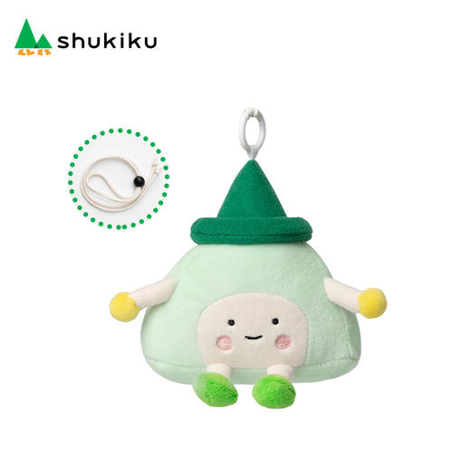 shukiku 趣味小树精灵 毛绒挂饰 绿色 商品图1
