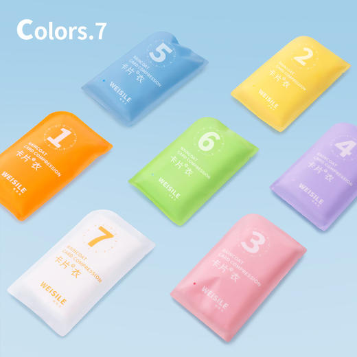 「7包装！一次性卡片雨衣」长款一次性雨衣 全身防雨成人儿童便携式雨披压缩防水衣配饰 商品图1