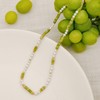 Onchic 柠檬玉串珠项链女天然玉石珍珠毛衣链小众设计感锁骨链 商品缩略图1