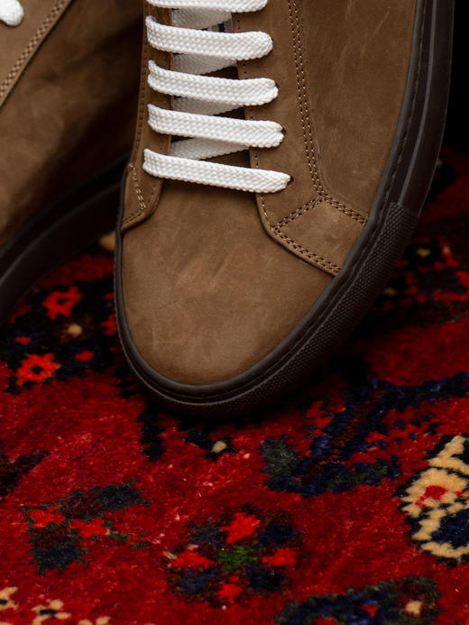 Fedeli 棕色麂皮休旅鞋 商品图2