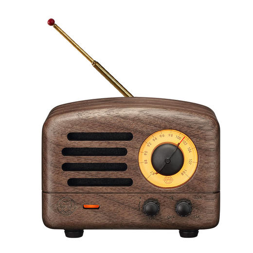 猫王音响 猫王收音机 MW-2 小王子胡桃木 创意复古音箱便携无线蓝牙音响家用户外原木质收音机 商品图3