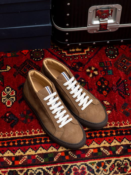 Fedeli 棕色麂皮休旅鞋 商品图4