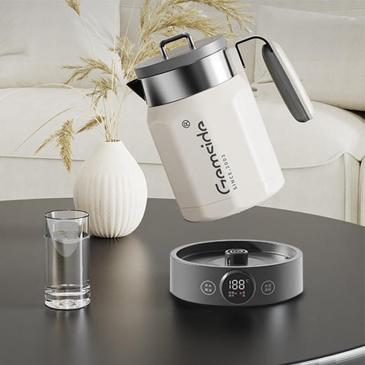 捷赛电热水壶1.5L 高精度NTC测温烧水壶除氯电水壶 JS15SH002 商品图1