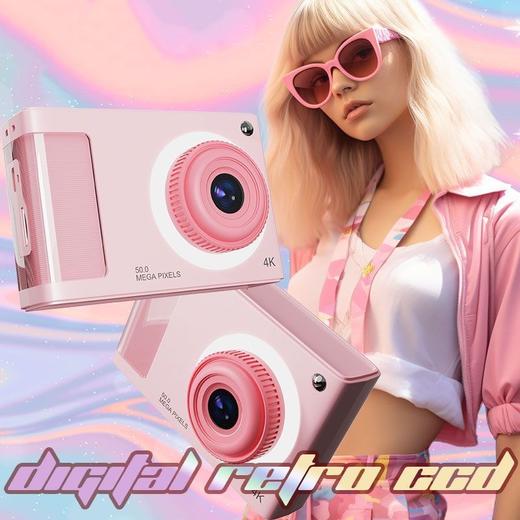 【是相机也是MP3】复古CCD可拍照儿童相机玩具 4800W前后双摄 让远处美景触手可及Y2 商品图0