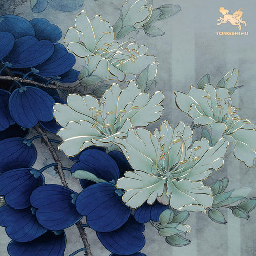 铜师傅 手工錾刻 铜雕画《绣眼白荆花》客厅沙发背景墙装饰挂画 商品图5