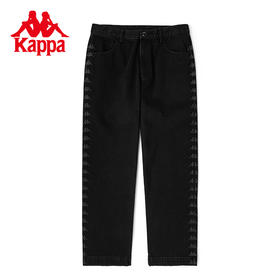 卡帕 Kappa运动时装系列牛仔裤秋男运动长裤休闲卫裤K0B52AN60G