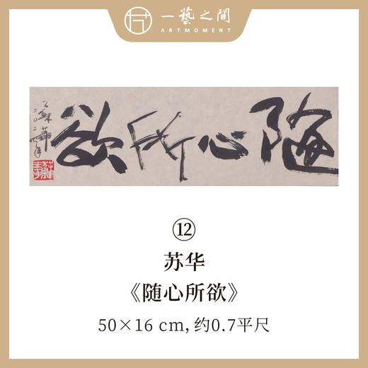 （二）苏华书法原作 每张尺寸50x16cm横幅 《秋水绝尘》《大江东去》四字吉语禅意好内容等 手写手书纸本宣纸 现成作品精选呈现 雅致值得收藏 【限量特供 现货包邮】 商品图5