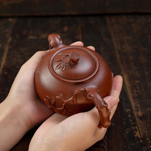 郭琴 全手工满园春色壶 宜兴原矿茶壶紫砂壶功夫茶泡茶壶紫砂茶具仿古 商品图2