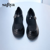 Safiya/索菲娅2024新中式国风厚底粗跟玛丽珍小皮鞋 SF43111406 商品缩略图9