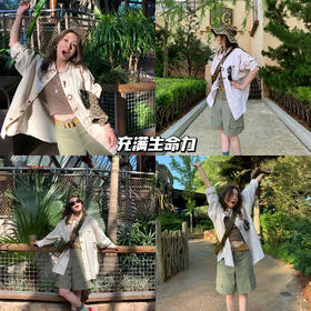 新品上身 | 充满生命力的穿搭，来植物园逛逛~