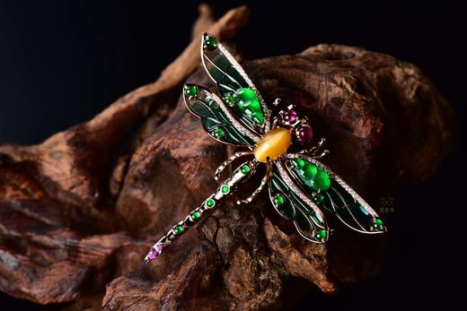 【御风而行】欧珀蜻蜓胸针-XZ12403018 商品图4