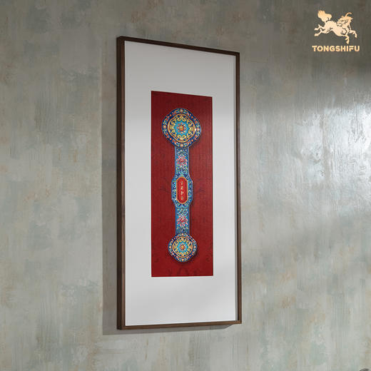 铜师傅 手工錾刻 铜雕画《如意》客厅玄关画沙发背景墙装饰画 商品图4