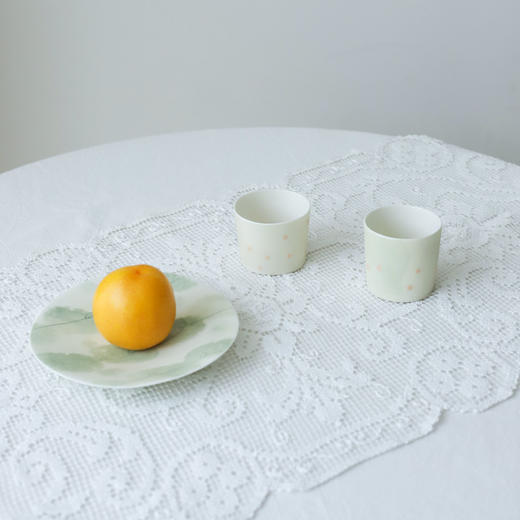 田园 手握杯 马克杯盘杯垫 春天釉色 瓷器 商品图3