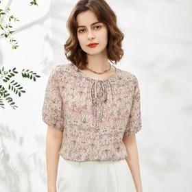 3F茗真丝短袖上衣