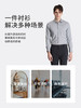 callisto灰色莫代尔混纺长袖衬衫 STSTL062C 商品缩略图4