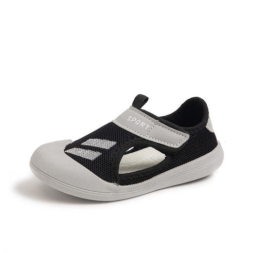 【集经典时尚于一身，任何百变造型都能搞定！】2024新款夏季童鞋 凉鞋包头沙滩鞋 男女童魔术贴 宝宝鞋学步鞋-QQ 商品图6