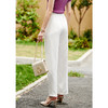 欧芮儿高腰显瘦白色休闲裤女2021新款夏季垂感直筒宽松阔腿长裤子 商品缩略图2