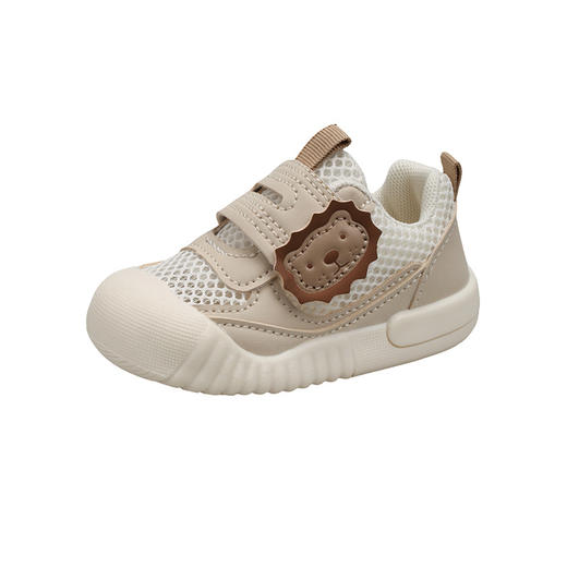 【夏日清凉，单网透气~】软面软底婴儿鞋 网面透气儿童学步鞋 男宝宝机能鞋 女童单魔术贴凉鞋-QQ 商品图6