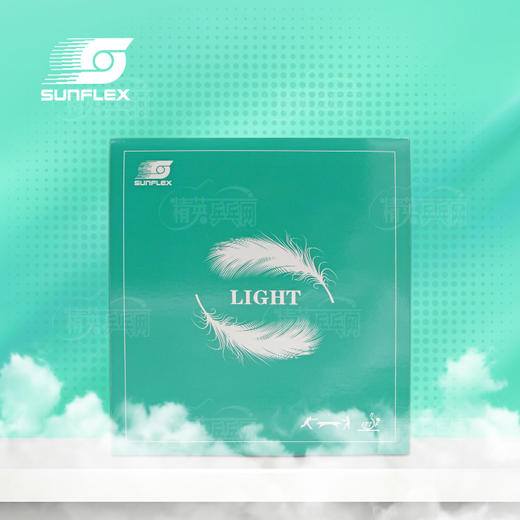 SUNFLEX阳光轻灵乒乓球胶皮专业反手用轻量型粘性反胶套胶 商品图0