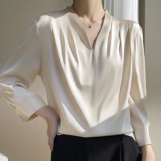 QIUBAN秋板醋酸衬衫/半身裙（自营）| 丝滑绸缎面料、打造高质感穿搭 商品图0