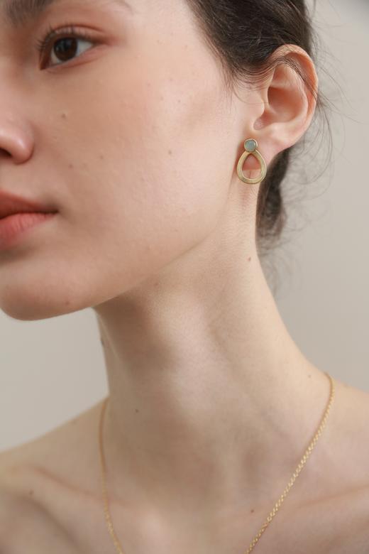 SOL DE VERANO 半岛苒美系列蓝水晶耳环/项链/戒指 商品图4