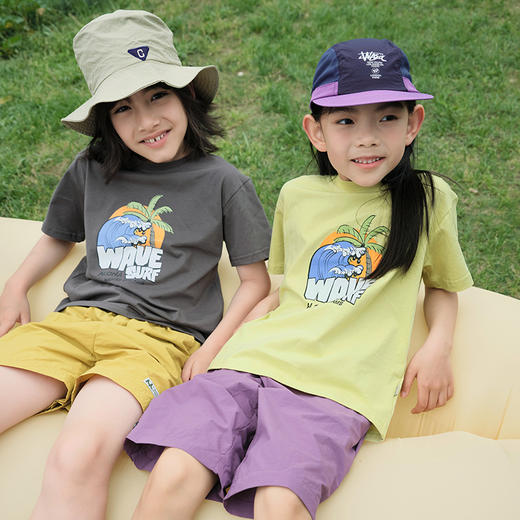 【比纯棉更透气 柔软玉米棉】儿童夏日度假印花T PXT2426 商品图2